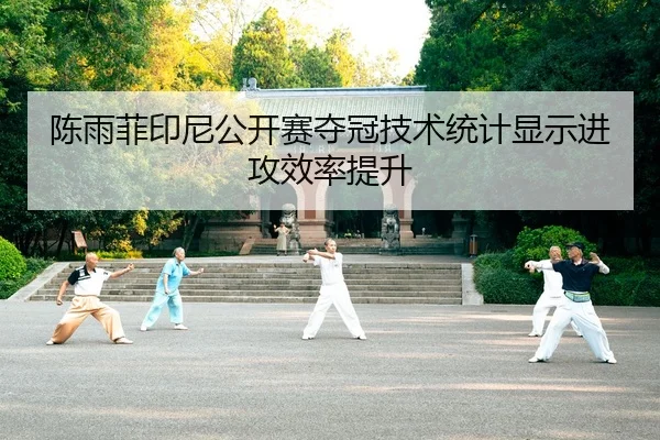 陈雨菲印尼公开赛夺冠技术统计显示进攻效率提升